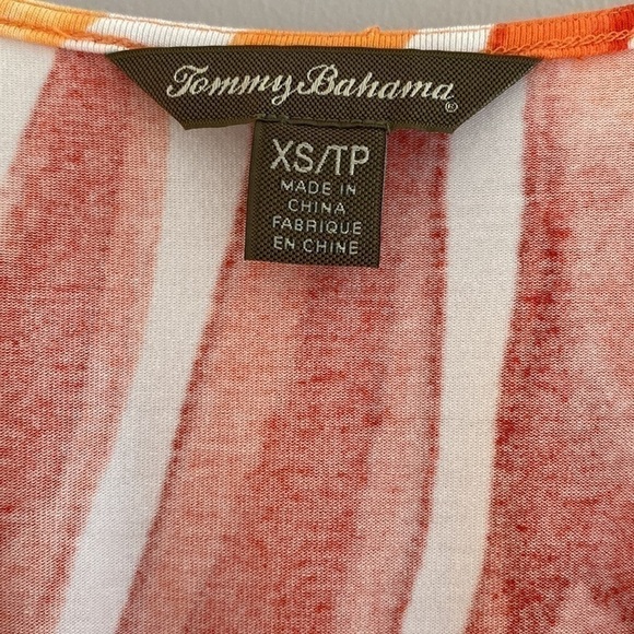 TOMMY Bahama swimsuit coverup. Gorgeous shades of orange and white print XS/TP
C - Picture 6 of 11
